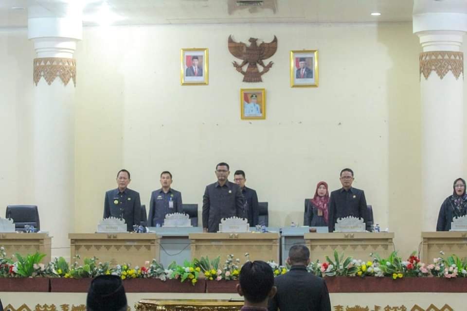 DPRD Tulang Bawang Gelar Rapat Paripurna Bersama Pj.Bupati TUBA