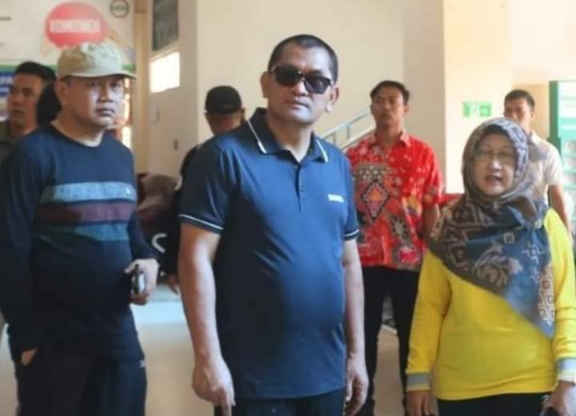 Peninjauan Fasilitas dan Rancangan Pembangunan/renovasi Pj.Bupati Lampung Utara.